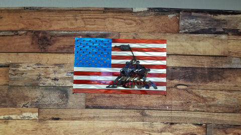 Iwo Jima American Flag-advanced-metal-art.myshopify.com