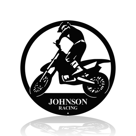 Round Dirt Bike-advanced-metal-art.myshopify.com