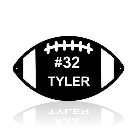 Football - Optional Yard Stake-advanced-metal-art.myshopify.com