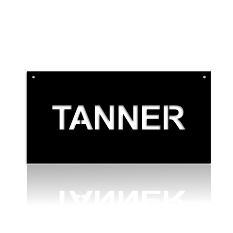 Metal Plate With Name-advanced-metal-art.myshopify.com