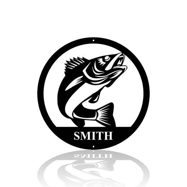Salmon Fishing Monogram