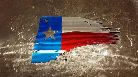 Tattered & Torn Texas Flag-advanced-metal-art.myshopify.com