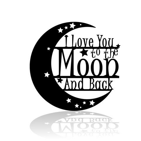 I Love You To The Moon & Back-advanced-metal-art.myshopify.com