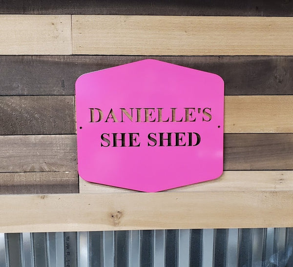Plaque With Custom Text - Advanced Metal Art